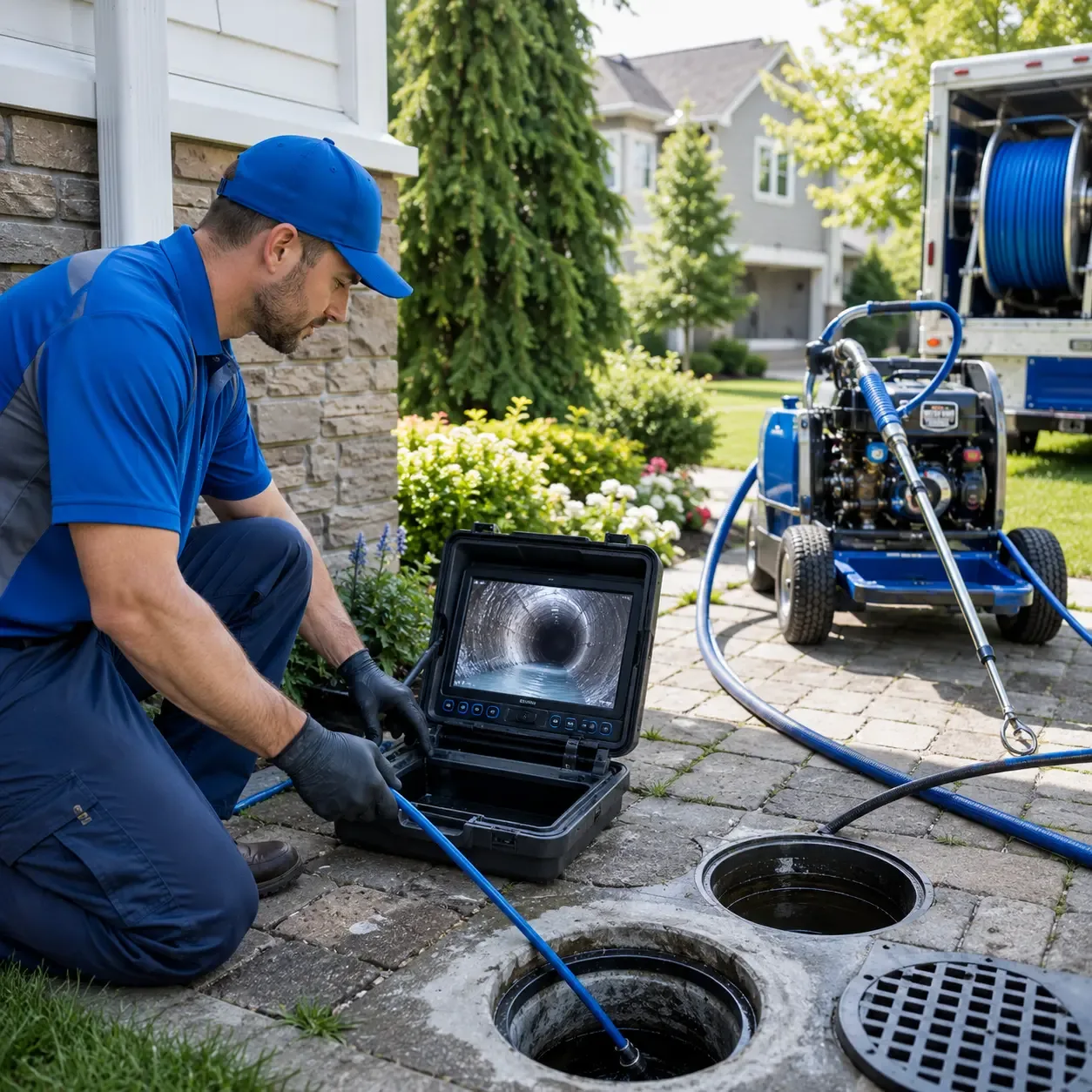 Outdoor drain cleaning professionals serving Ames, NE