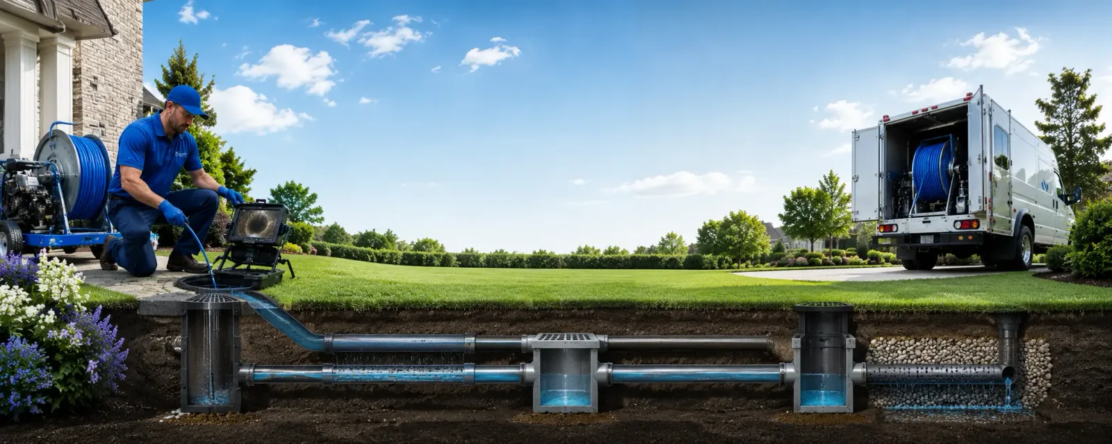 Outdoor drain cleaning information for Ames, NE